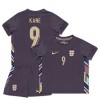 Conjunto (Camiseta+Pantalón Corto) Inglaterra Kane 9 Segunda Equipación Euro 2024 - Niño